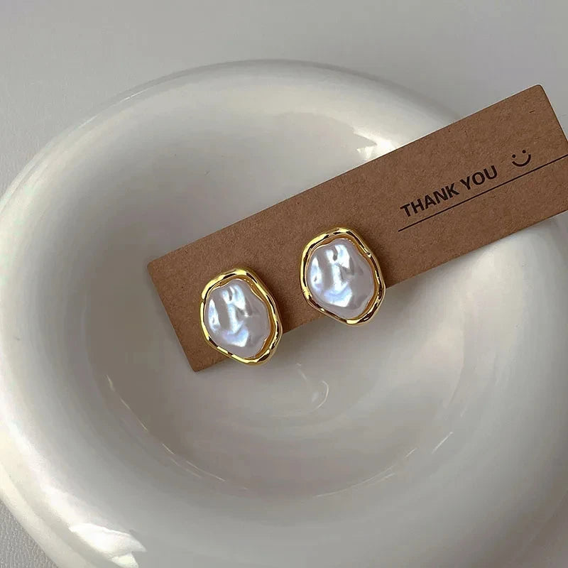 Pearl Eclipse Earrings