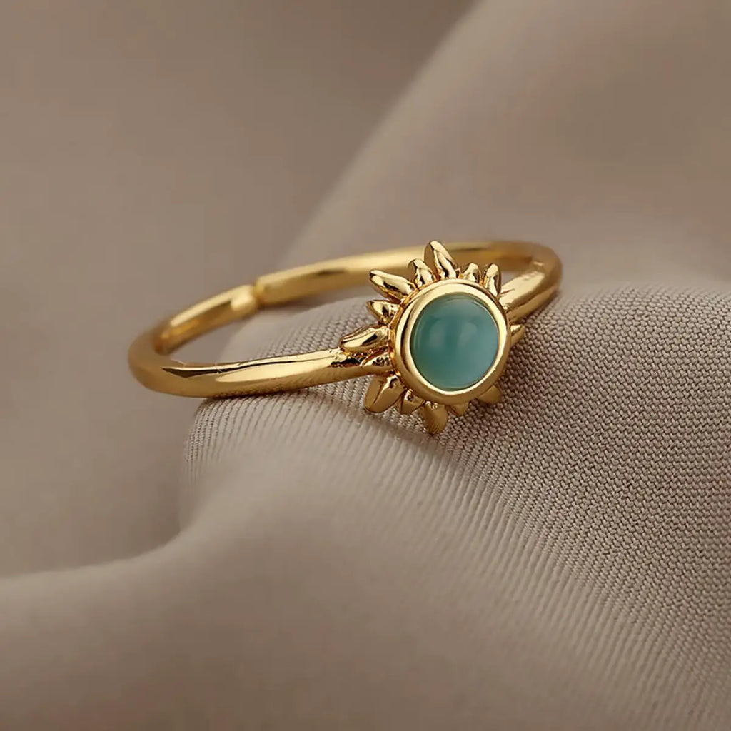 SolarGlow Opal Ring