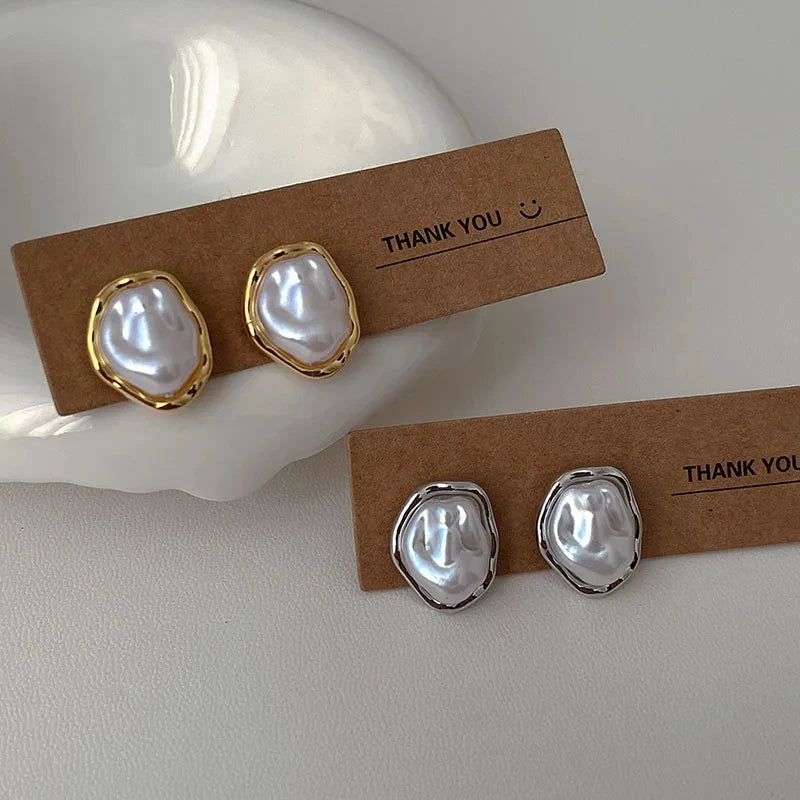 Pearl Eclipse Earrings